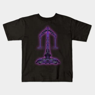 Libra 2c Black Kids T-Shirt